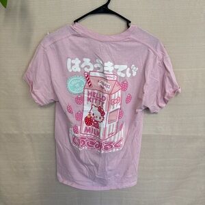 Hello Kitty Strawberry Milk Pink Tee